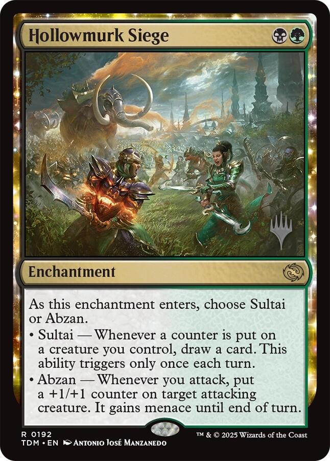 Hollowmurk Siege [Tarkir: Dragonstorm Promos] - Magic: The Gathering - Card Brawlers | Quebec | Canada |