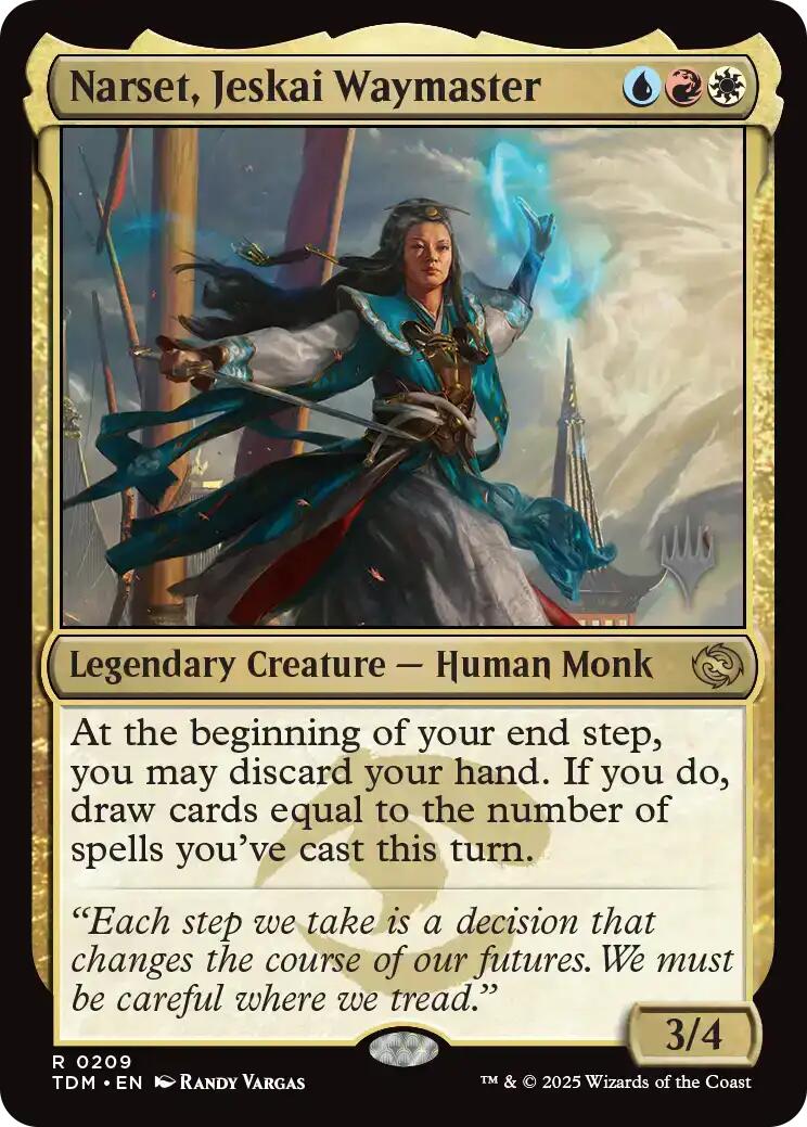 Narset, Jeskai Waymaster [Tarkir: Dragonstorm Promos] - Magic: The Gathering - Card Brawlers | Quebec | Canada |