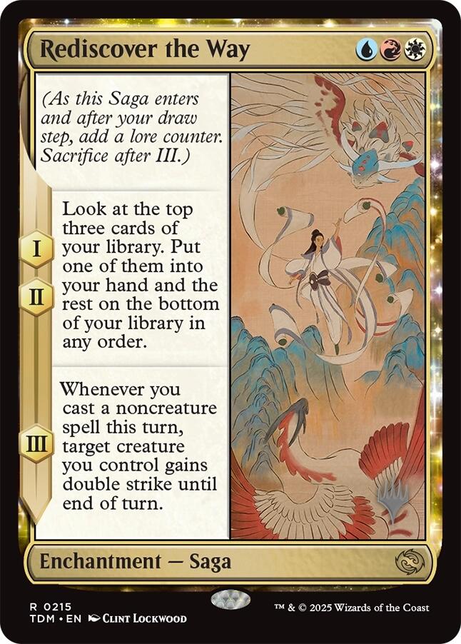 Rediscover the Way [Tarkir: Dragonstorm Promos] - Magic: The Gathering - Card Brawlers | Quebec | Canada |