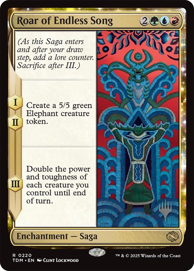 Roar of Endless Song [Tarkir: Dragonstorm Promos] - Magic: The Gathering - Card Brawlers | Quebec | Canada |