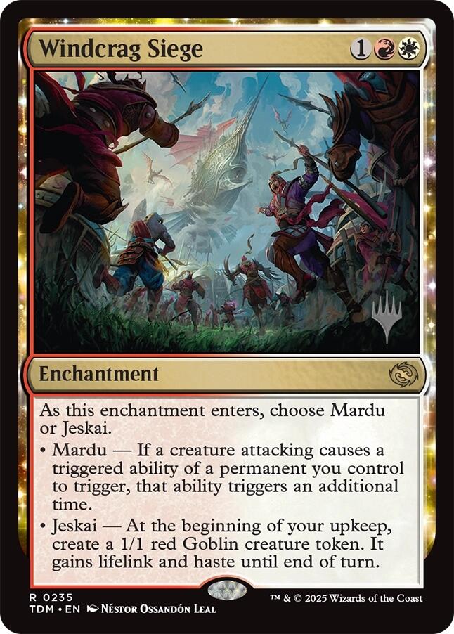 Windcrag Siege [Tarkir: Dragonstorm Promos] - Magic: The Gathering - Card Brawlers | Quebec | Canada |