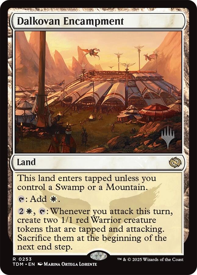 Dalkovan Encampment [Tarkir: Dragonstorm Promos] - Magic: The Gathering - Card Brawlers | Quebec | Canada |
