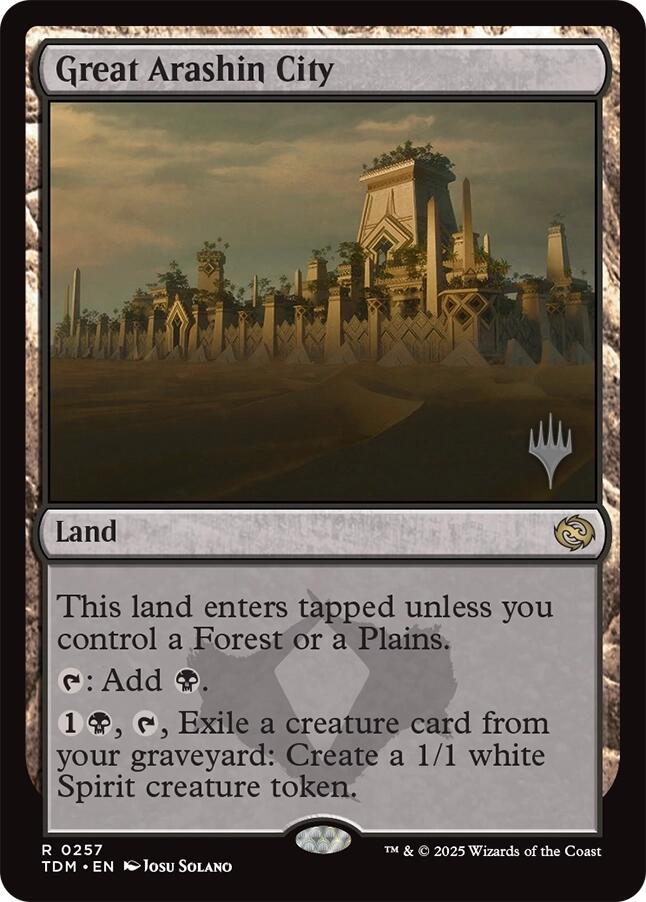 Great Arashin City [Tarkir: Dragonstorm Promos] - Magic: The Gathering - Card Brawlers | Quebec | Canada |