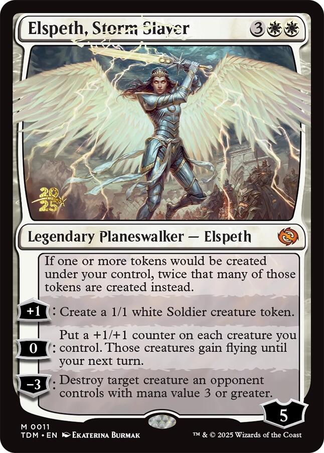 Elspeth, Storm Slayer [Tarkir: Dragonstorm Prerelease Promos] - Magic: The Gathering - Card Brawlers | Quebec | Canada |
