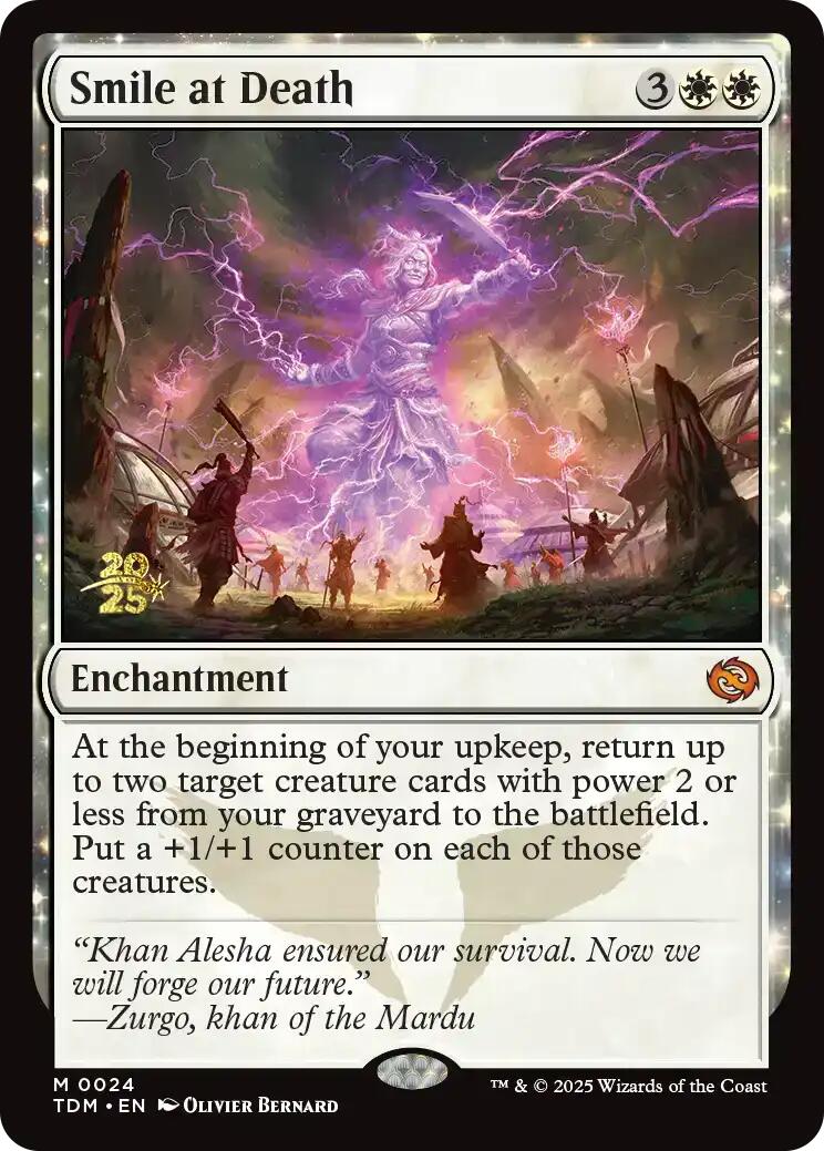 Smile at Death [Tarkir: Dragonstorm Prerelease Promos] - Magic: The Gathering - Card Brawlers | Quebec | Canada |
