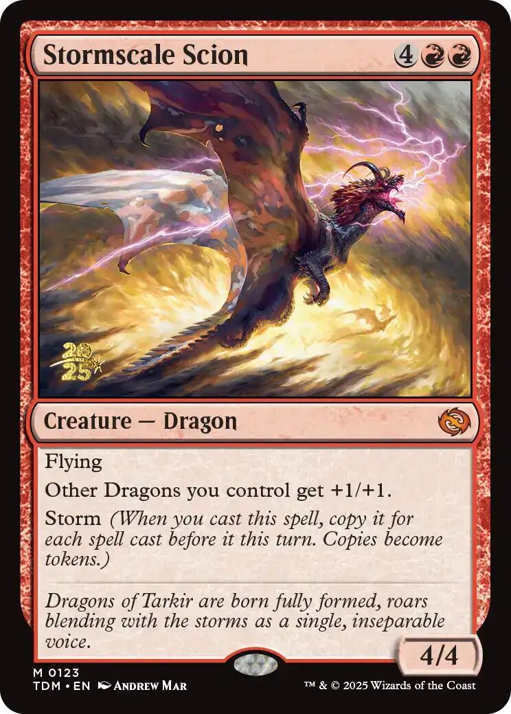 Stormscale Scion [Tarkir: Dragonstorm Prerelease Promos] - Magic: The Gathering - Card Brawlers | Quebec | Canada |