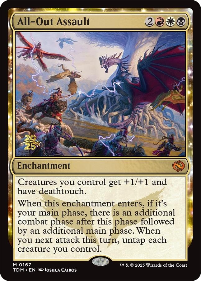 All-Out Assault [Tarkir: Dragonstorm Prerelease Promos] - Magic: The Gathering - Card Brawlers | Quebec | Canada |