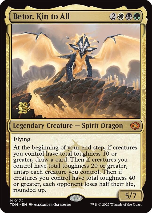 Betor, Kin to All [Tarkir: Dragonstorm Prerelease Promos] - Magic: The Gathering - Card Brawlers | Quebec | Canada |