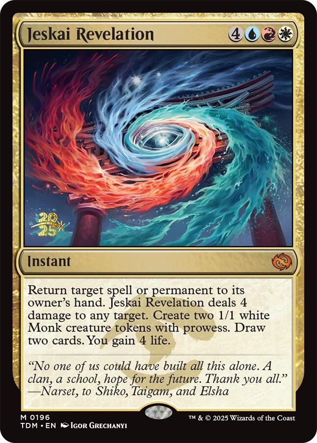 Jeskai Revelation [Tarkir: Dragonstorm Prerelease Promos] - Magic: The Gathering - Card Brawlers | Quebec | Canada |