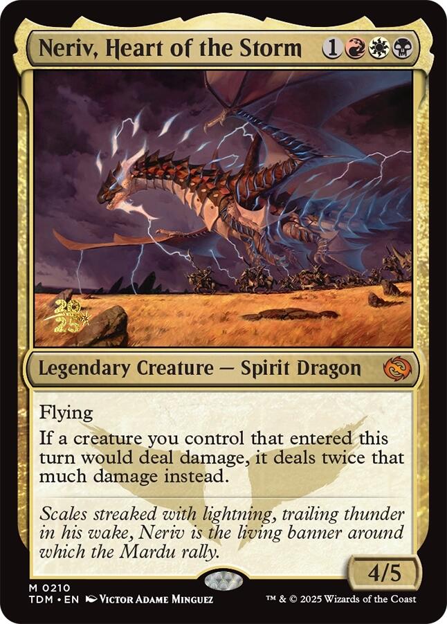 Neriv, Heart of the Storm [Tarkir: Dragonstorm Prerelease Promos] - Magic: The Gathering - Card Brawlers | Quebec | Canada |