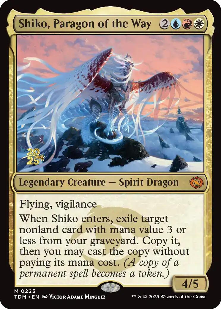 Shiko, Paragon of the Way [Tarkir: Dragonstorm Prerelease Promos] - Magic: The Gathering - Card Brawlers | Quebec | Canada |