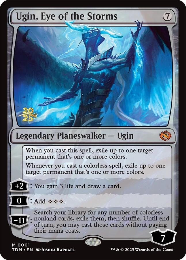 Ugin, Eye of the Storms [Tarkir: Dragonstorm Prerelease Promos] - Magic: The Gathering - Card Brawlers | Quebec | Canada |