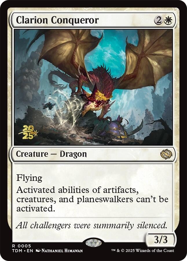 Clarion Conqueror [Tarkir: Dragonstorm Prerelease Promos] - Magic: The Gathering - Card Brawlers | Quebec | Canada |