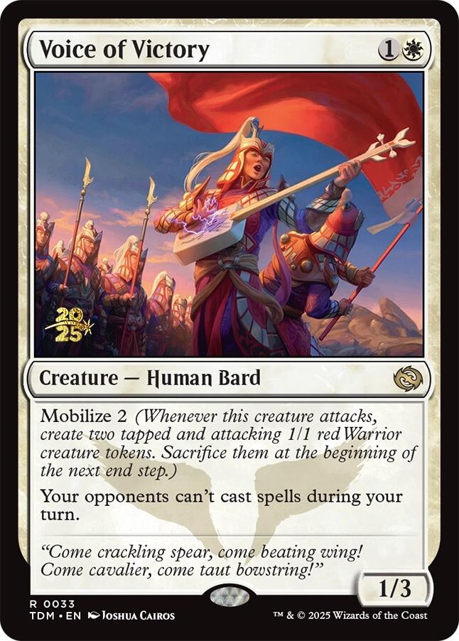 Voice of Victory [Tarkir: Dragonstorm Prerelease Promos] - Magic: The Gathering - Card Brawlers | Quebec | Canada |