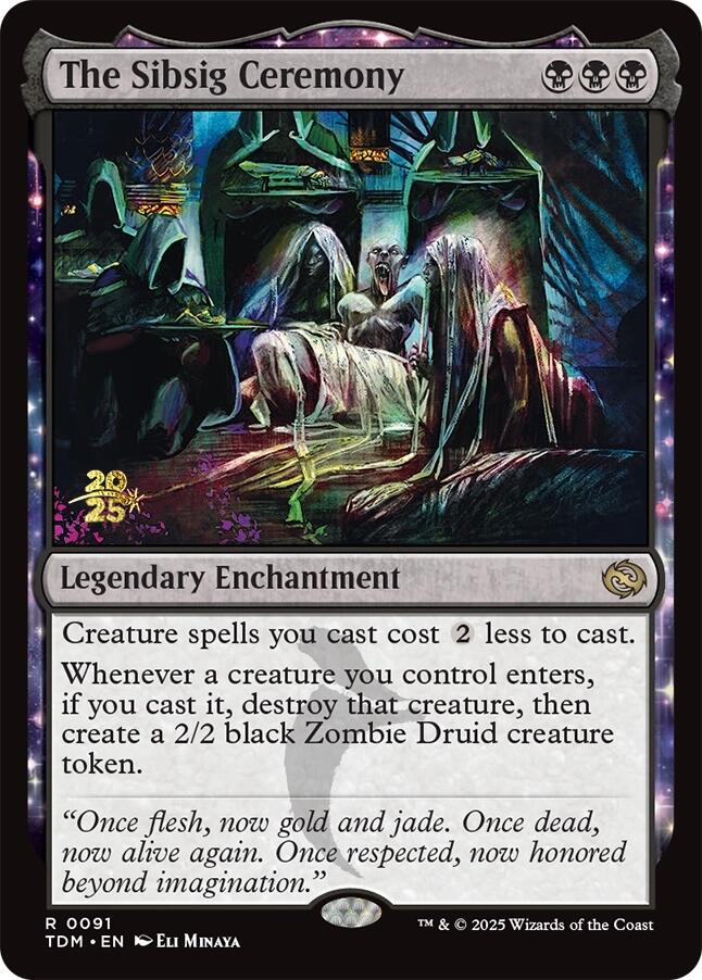 The Sibsig Ceremony [Tarkir: Dragonstorm Prerelease Promos] - Magic: The Gathering - Card Brawlers | Quebec | Canada |