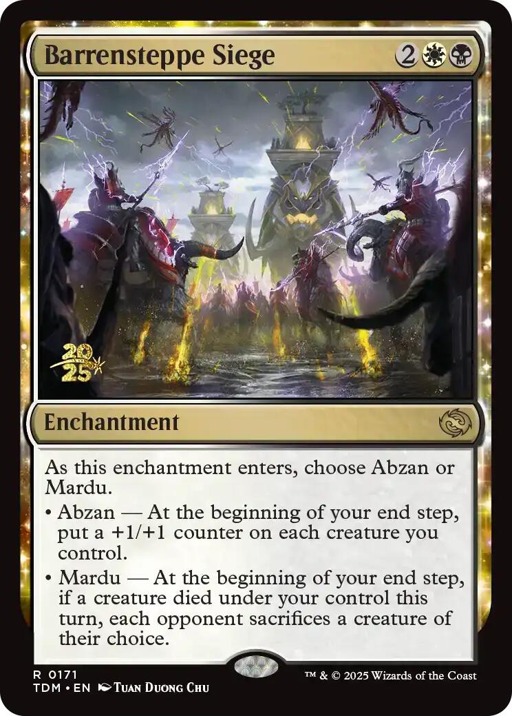 Barrensteppe Siege [Tarkir: Dragonstorm Prerelease Promos] - Magic: The Gathering - Card Brawlers | Quebec | Canada |