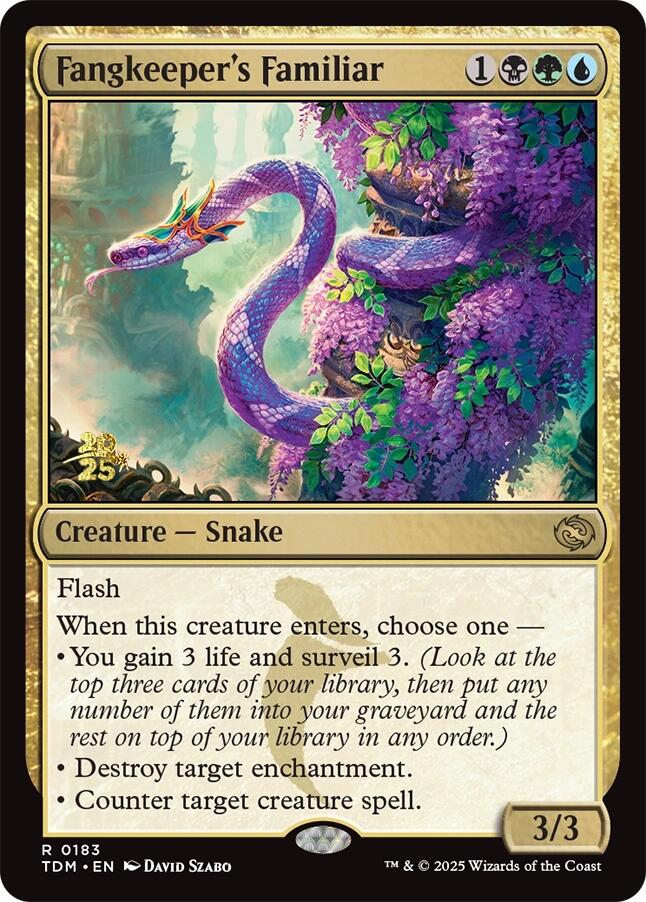 Fangkeeper's Familiar [Tarkir: Dragonstorm Prerelease Promos] - Magic: The Gathering - Card Brawlers | Quebec | Canada |