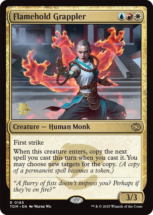 Flamehold Grappler [Tarkir: Dragonstorm Prerelease Promos] - Magic: The Gathering - Card Brawlers | Quebec | Canada |