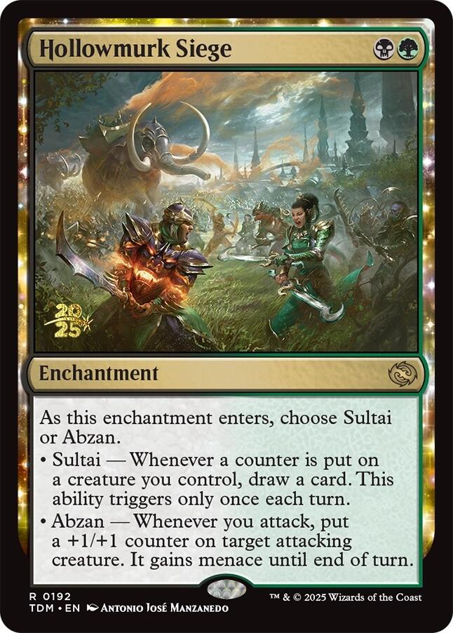 Hollowmurk Siege [Tarkir: Dragonstorm Prerelease Promos] - Magic: The Gathering - Card Brawlers | Quebec | Canada |