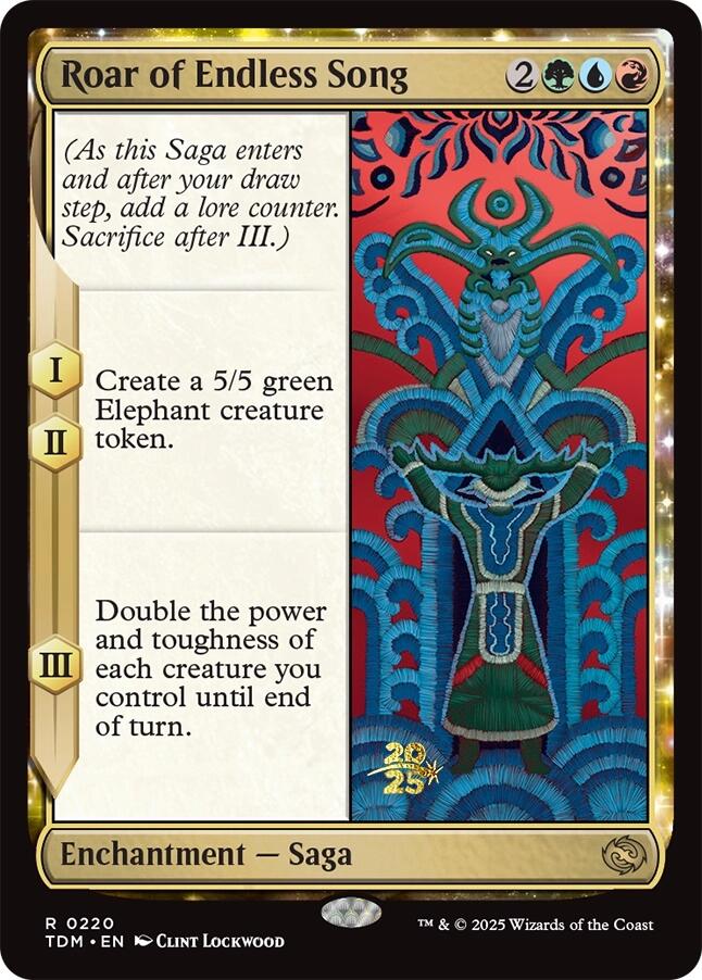 Roar of Endless Song [Tarkir: Dragonstorm Prerelease Promos] - Magic: The Gathering - Card Brawlers | Quebec | Canada |
