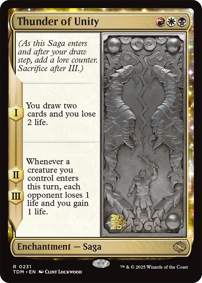 Thunder of Unity [Tarkir: Dragonstorm Prerelease Promos] - Magic: The Gathering - Card Brawlers | Quebec | Canada |