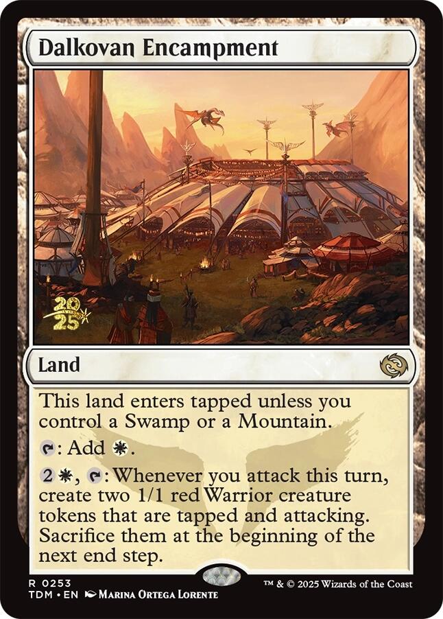 Dalkovan Encampment [Tarkir: Dragonstorm Prerelease Promos] - Magic: The Gathering - Card Brawlers | Quebec | Canada |
