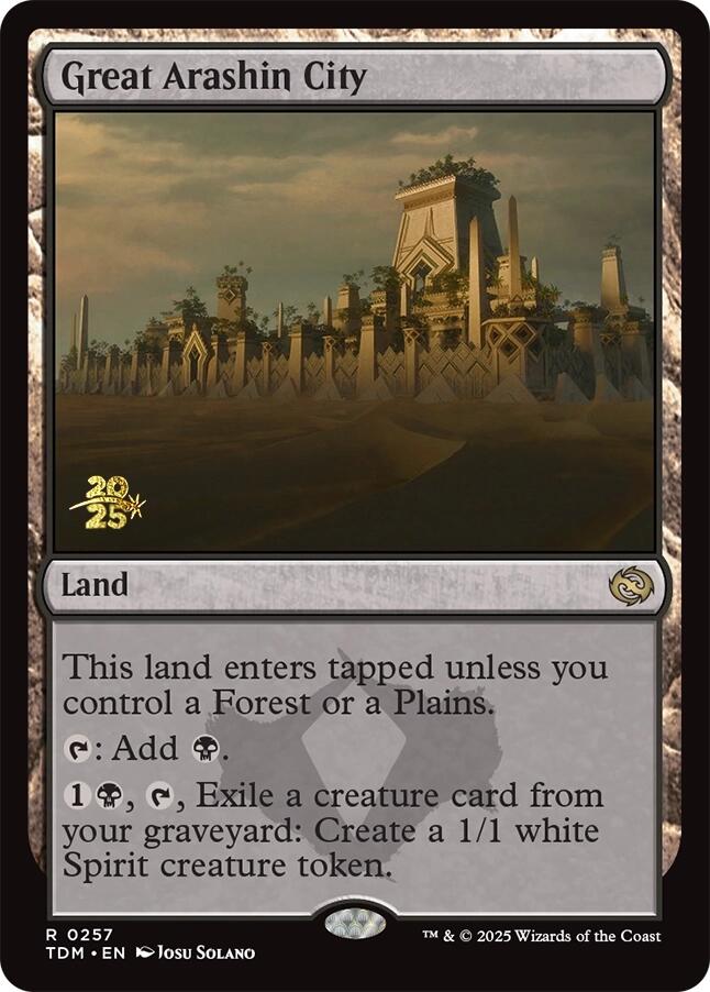 Great Arashin City [Tarkir: Dragonstorm Prerelease Promos] - Magic: The Gathering - Card Brawlers | Quebec | Canada |