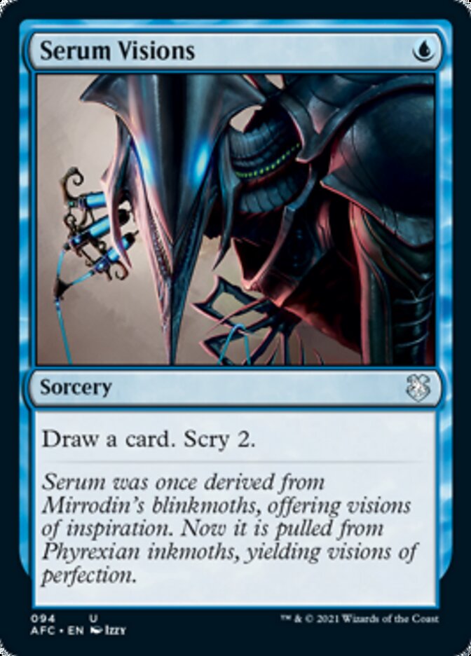 Serum Visions [Dungeons & Dragons: Adventures in the Forgotten Realms Commander] - Magic: The Gathering - Card Brawlers | Quebec | Canada |