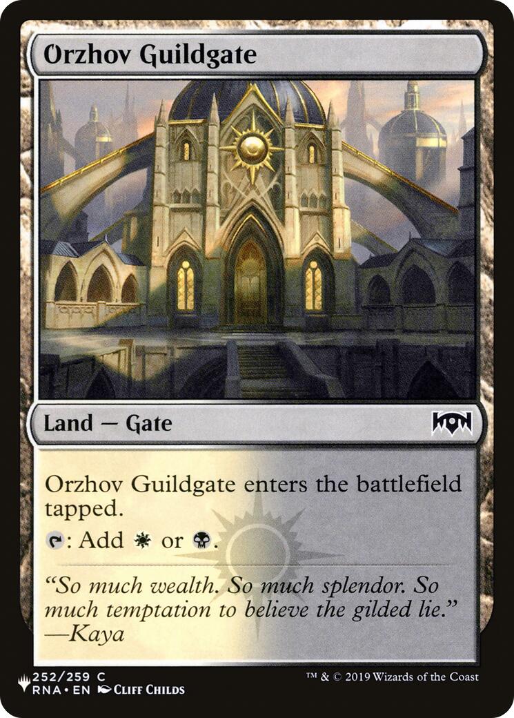 Orzhov Guildgate [The List] - Magic: The Gathering - Card Brawlers | Quebec | Canada |