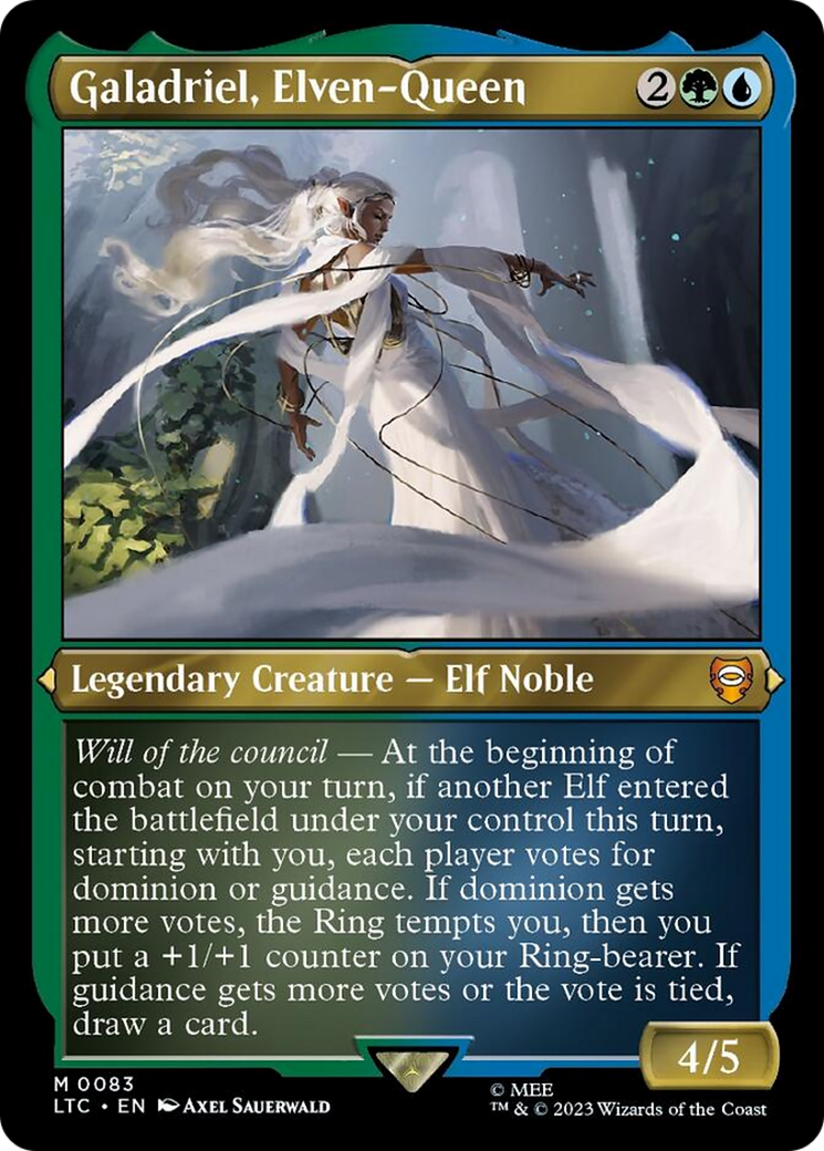 Galadriel, Elven-Queen (Display Commander) [The Lord of the Rings: Tales of Middle-Earth Commander] - Magic: The Gathering - Card Brawlers | Quebec | Canada |