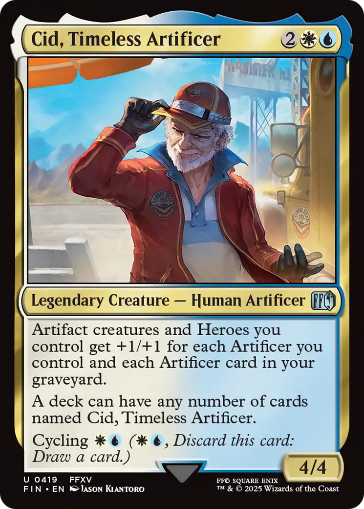 Cid, Timeless Artificer (0419) [FINAL FANTASY] - Magic: The Gathering - Card Brawlers | Quebec | Canada |