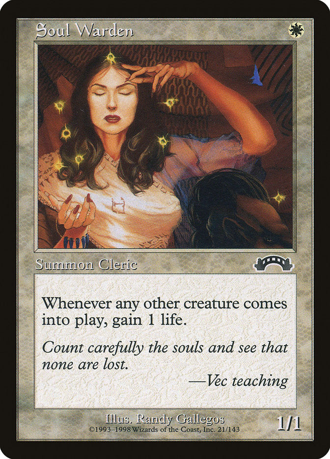 Soul Warden [Exodus] - Magic: The Gathering - Card Brawlers | Quebec | Canada |