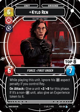 Kylo Ren - Killing the Past (47) (Top 8) (47) [Store Showdown Promos] - Fantasy Flight Games - Card Brawlers | Quebec | Canada |