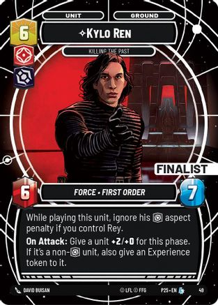 Kylo Ren - Killing the Past (49) (Finalist) (49) [Store Showdown Promos] - Fantasy Flight Games - Card Brawlers | Quebec | Canada |