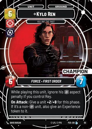 Kylo Ren - Killing the Past (50) (Champion) (50) [Store Showdown Promos] - Fantasy Flight Games - Card Brawlers | Quebec | Canada |