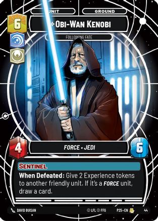 Obi-Wan Kenobi - Following Fate (45) (44) [Store Showdown Promos] - Fantasy Flight Games - Card Brawlers | Quebec | Canada |
