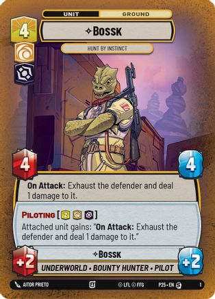 Bossk - Hunt By Instinct (1) (1) [Store Showdown Promos] - Fantasy Flight Games - Card Brawlers | Quebec | Canada |