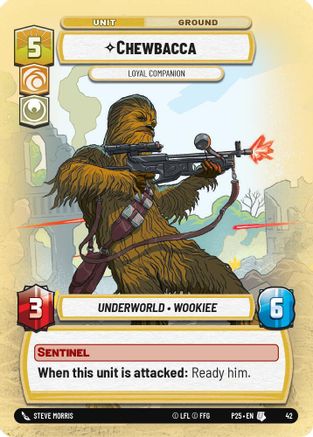 Chewbacca - Loyal Companion (42) (42) [Store Showdown Promos] - Fantasy Flight Games - Card Brawlers | Quebec | Canada |
