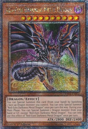Red-Eyes Darkness Metal Dragon (Alternate Art) [RA04-EN003] Quarter Century Secret Rare - Yu-Gi-Oh! - Card Brawlers | Quebec | Canada |