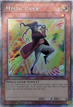 Mystic Piper [RA04-EN005] Platinum Secret Rare - Yu-Gi-Oh! - Card Brawlers | Quebec | Canada |