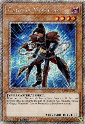 Gagaga Magician [RA04-EN007] Platinum Secret Rare - Yu-Gi-Oh! - Card Brawlers | Quebec | Canada |