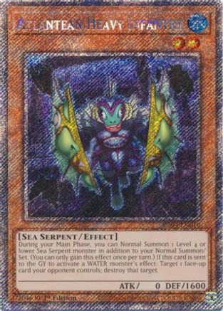 Atlantean Heavy Infantry [RA04-EN010] Platinum Secret Rare - Yu-Gi-Oh! - Card Brawlers | Quebec | Canada |