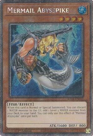 Mermail Abysspike [RA04-EN012] Platinum Secret Rare - Yu-Gi-Oh! - Card Brawlers | Quebec | Canada |