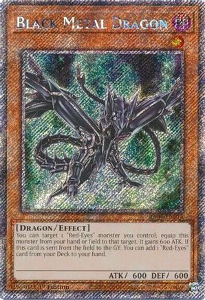 Black Metal Dragon [RA04-EN016] Platinum Secret Rare - Yu-Gi-Oh! - Card Brawlers | Quebec | Canada |