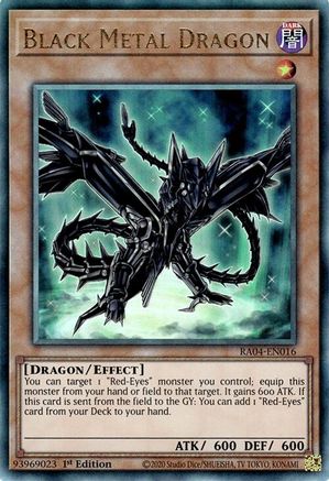 Black Metal Dragon [RA04-EN016] Prismatic Ultimate Rare - Yu-Gi-Oh! - Card Brawlers | Quebec | Canada |