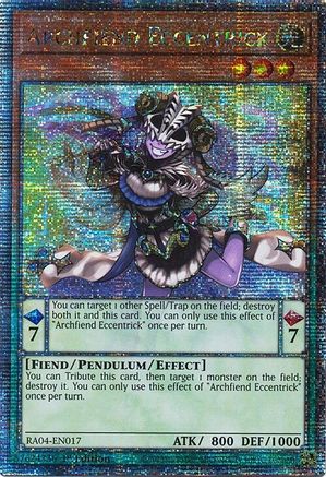 Archfiend Eccentrick [RA04-EN017] Quarter Century Secret Rare - Yu-Gi-Oh! - Card Brawlers | Quebec | Canada |