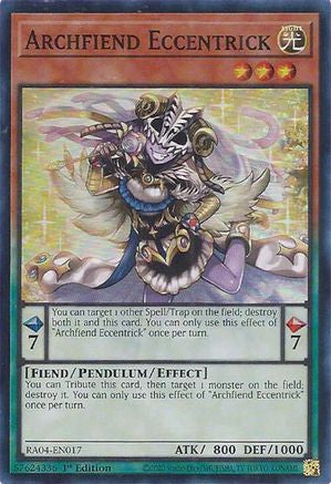 Archfiend Eccentrick [RA04-EN017] Super Rare - Yu-Gi-Oh! - Card Brawlers | Quebec | Canada |