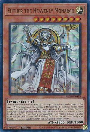 Ehther the Heavenly Monarch [RA04-EN018] Ultra Rare - Yu-Gi-Oh! - Card Brawlers | Quebec | Canada |