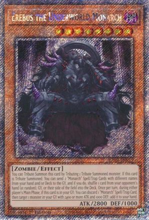 Erebus the Underworld Monarch [RA04-EN019] Platinum Secret Rare - Yu-Gi-Oh! - Card Brawlers | Quebec | Canada |