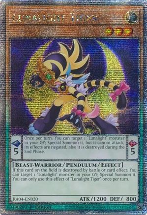 Lunalight Tiger [RA04-EN020] Quarter Century Secret Rare - Yu-Gi-Oh! - Card Brawlers | Quebec | Canada |